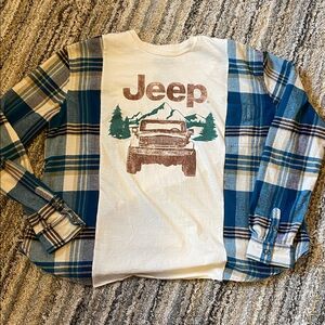 Upcycled Jeep Falls Creek Flannel